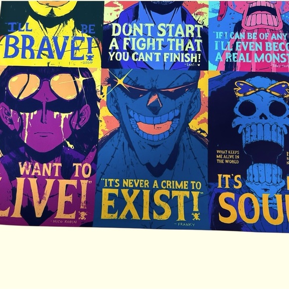 One Piece - Beautiful Vibrant Canvas Poster - ๐ดโโ ๏ธ๐ - Picture 5 of 6